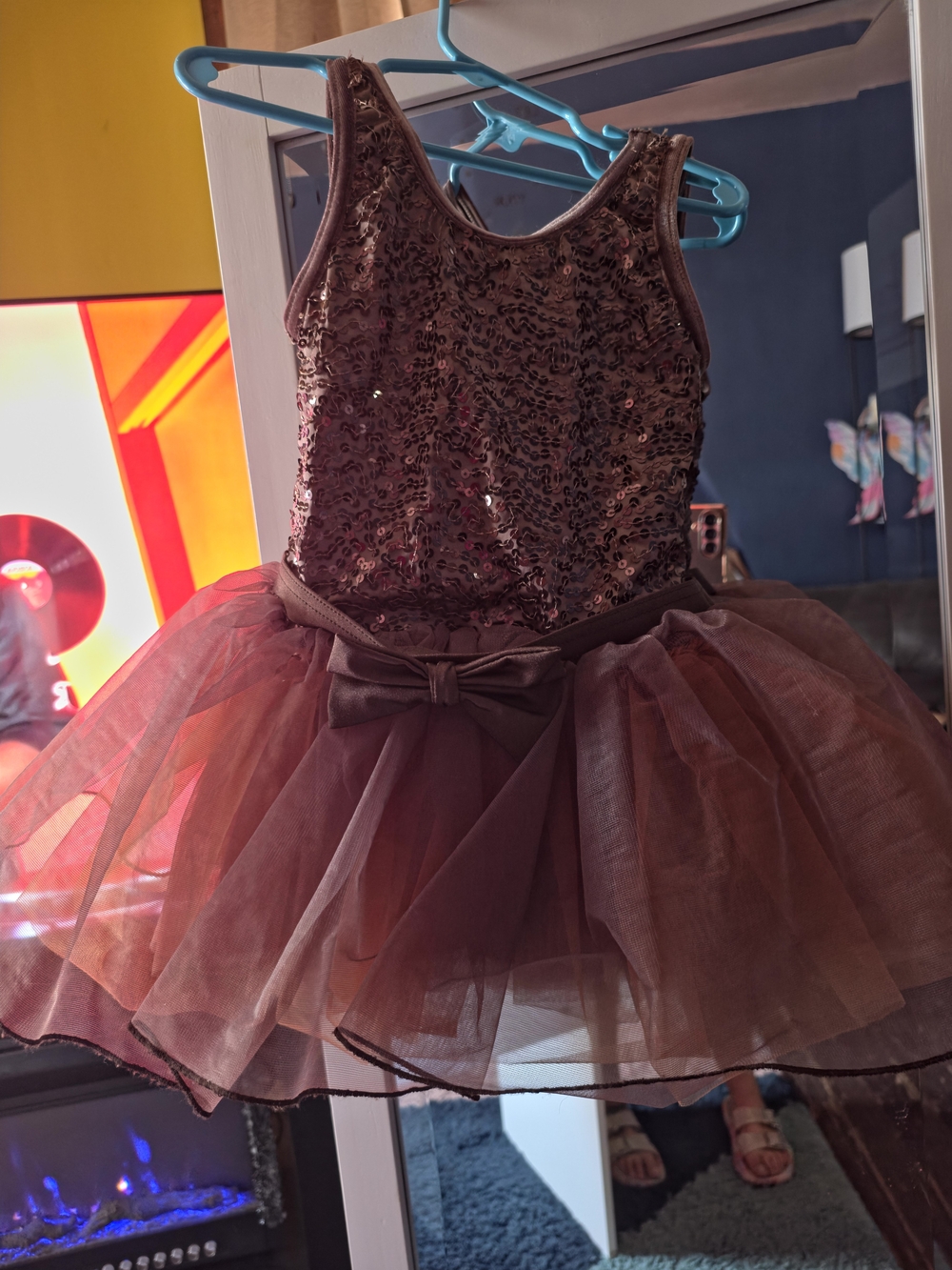 Fall Colored Two Piece Ballet Tutu Dance Costume by Weissman Child szXS